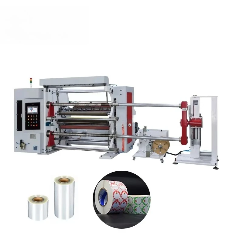 Full Automatic PE Roll Tape Slitting Rewinding Machine for Jumbo Roll Film Paper Processing