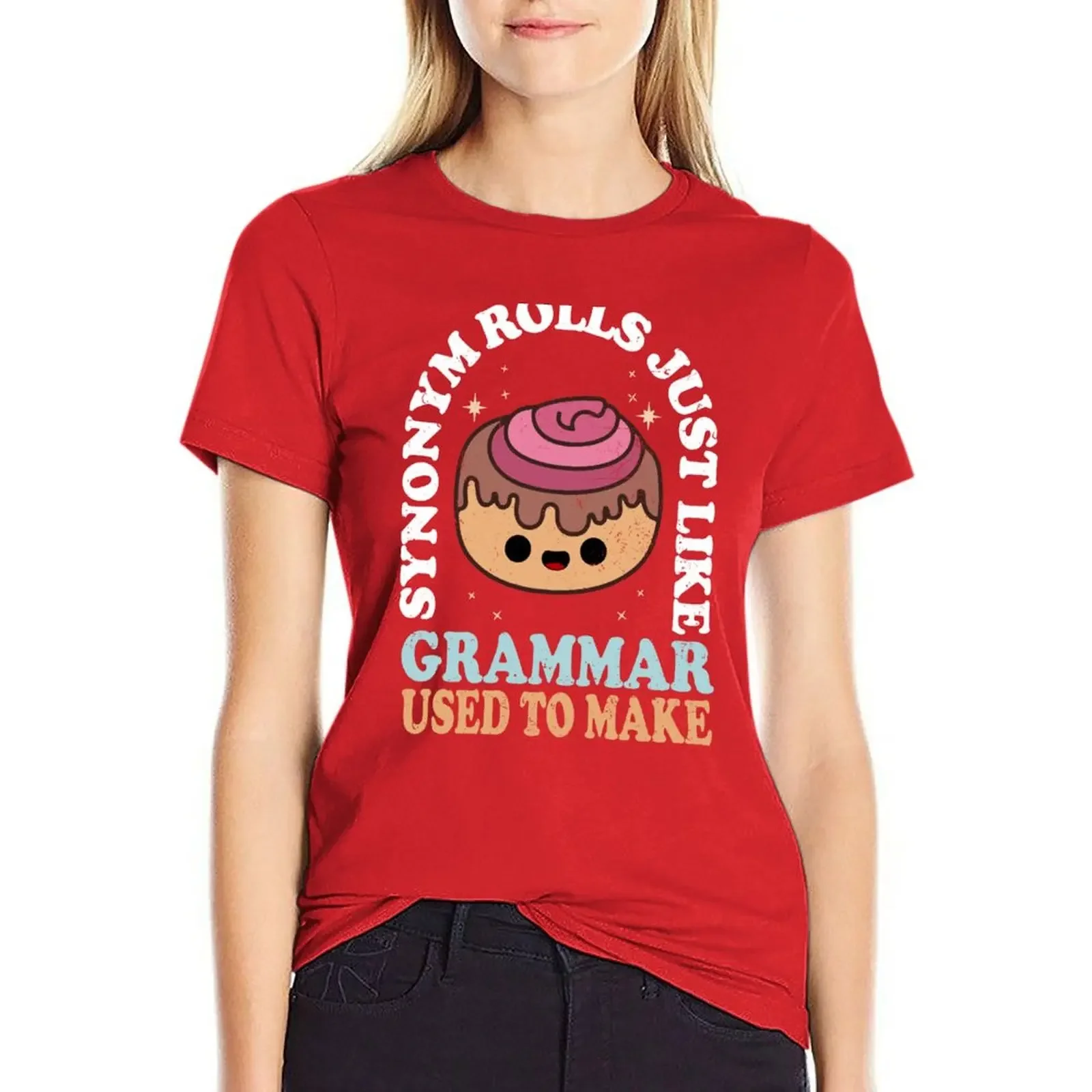 

synonym rolls just like grammar used to make T-shirt summer tops summer top cute tops ariat shirts for Women