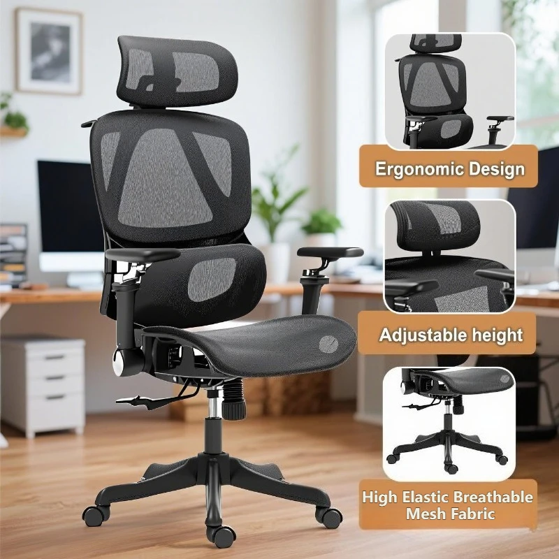 Adjustable Backrest Headrest Silla Gamer Office Furniture Ergonomic Study Office Chair Gaming Sedentary Chairs Not Tired