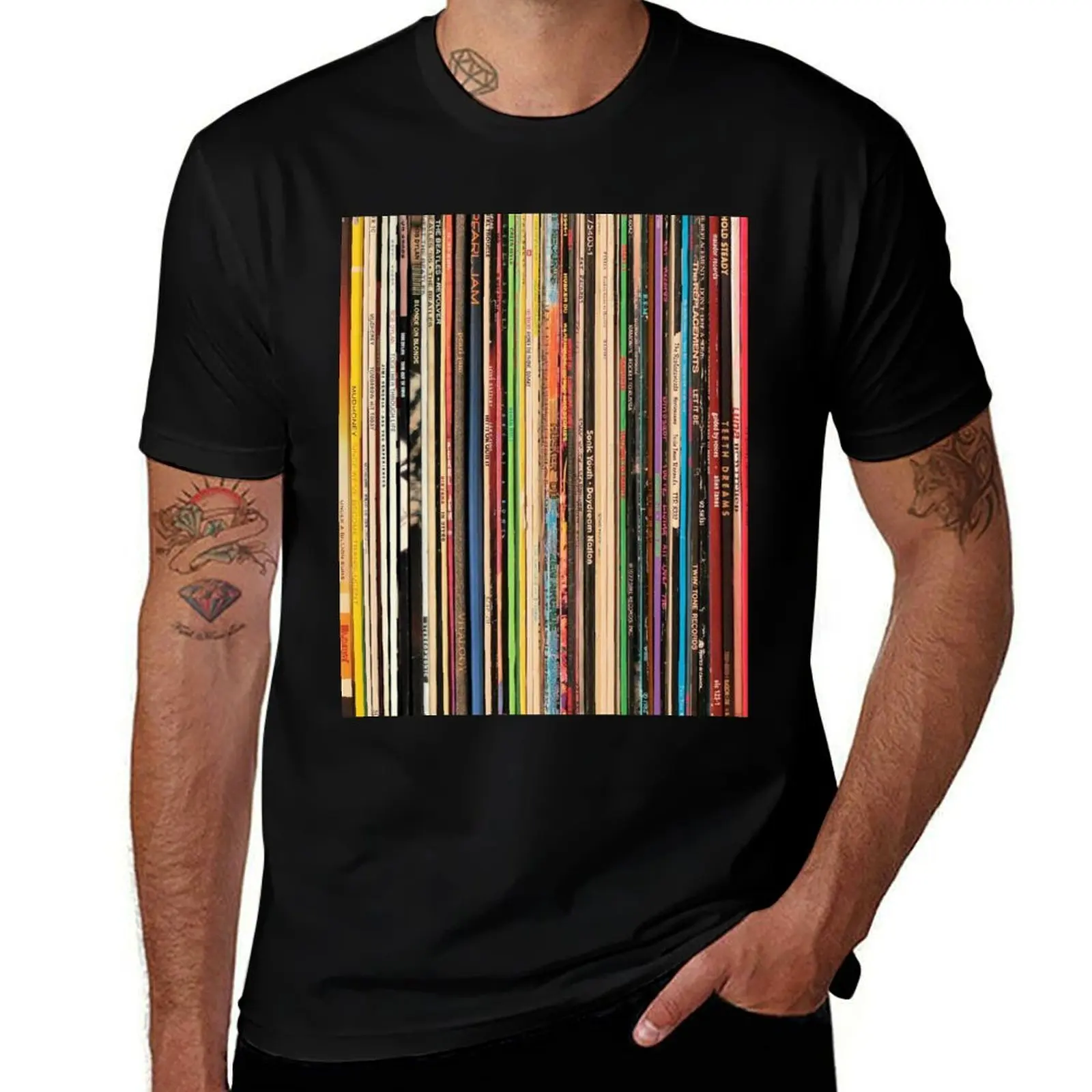 

Record Collector T-Shirt man t shirt cotton anime t shirts for man graphic t shirts for man T-shirt