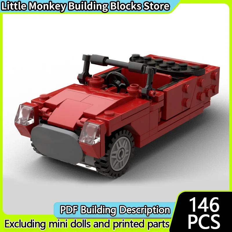 

Speed Racing Car Model MOC Building Bricks T60 Three-Wheeled Sports Car Modular Technology Children Holiday Gifts Assemble Toys