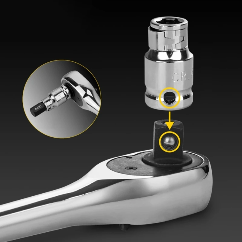 Convenient Bit Impact Socket Set Easy to Use &Store Hardened Chromium Steel
