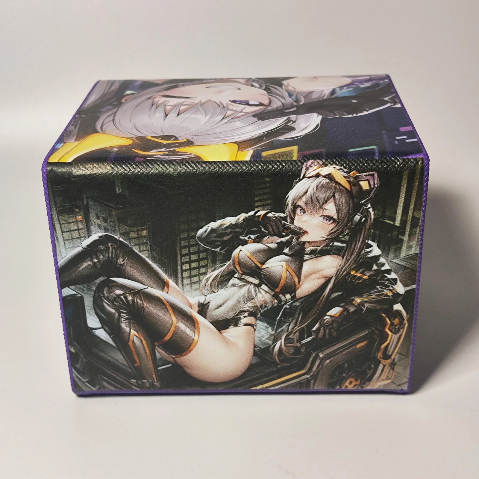 ديي ذاتية الصنع يو غي أوه! I:p Maskerena Card Storage Box Ygo I:p Maskerena Leather Collection Card Protection Box Gift Toy