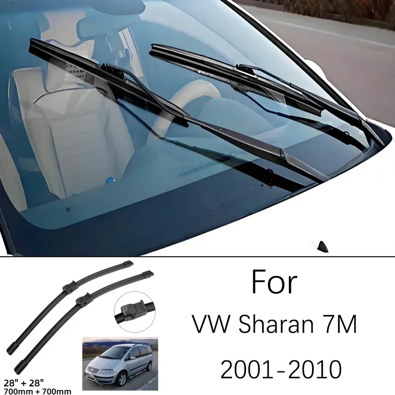 

For VW Sharan 7M 2001-2010 2002 2003 2004 2005 2006 Windshield Wiper 28 28 Inches Rubber Front Wiper Blade Accessories