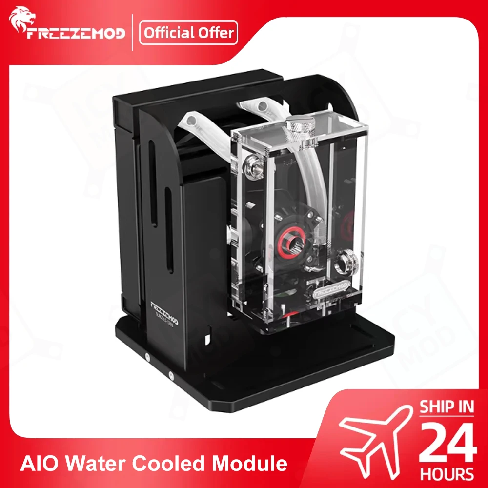 FREEZEMOD Industrial Instrument Built-in Water-cooled Module Water Pump and Water Tank Integrated 12V/24V SLMZ-LS-120S