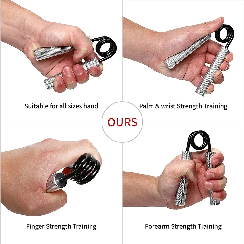 100LB-350LB Heavy-Duty Grip Strengthener Great Wrist & Forearm Hand Exerciser Home Gym Hand Gripper Grip Strength Arms Trainer