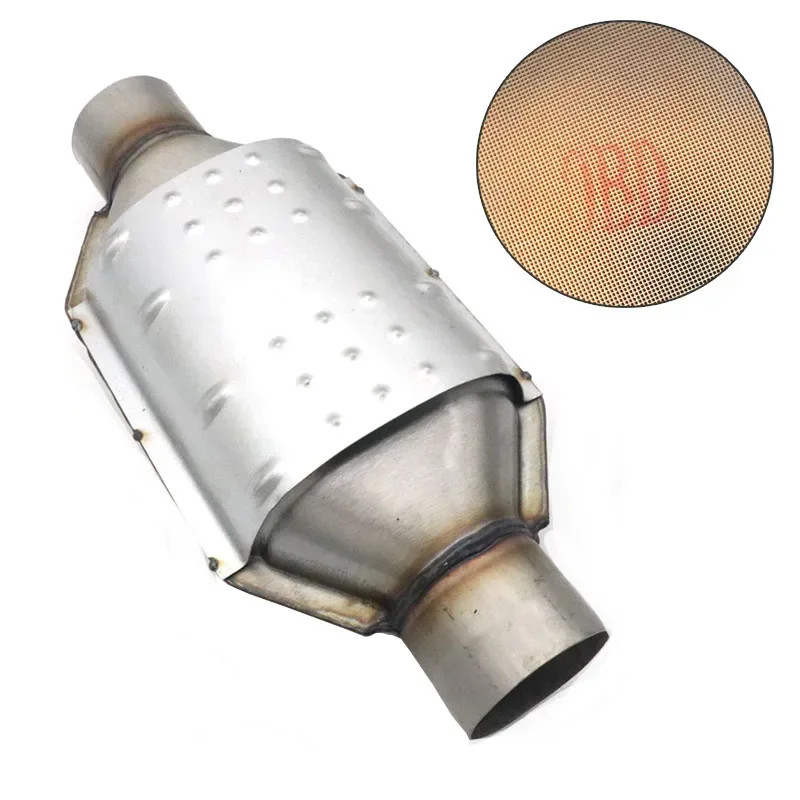 

Universal 2"/ 2.25"/ 2.5"/3" Catalytic Converter High Flow 400 CELL OBD Ceramic Substrate Stainless Steel