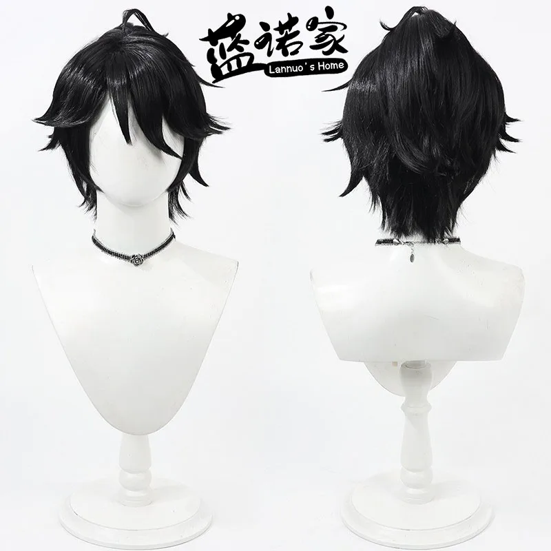 

Anime Identity V OPH LUCA Cosplay Wig Halloween Carnival Party Props Synthetic Hair Heat Resistant Fiber + Wig Cap
