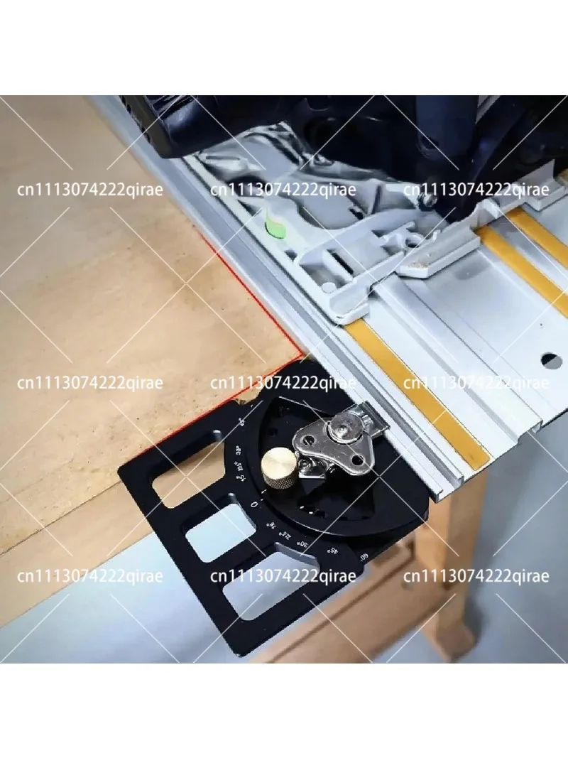 Adjustable Woodworking Track for Electric Circular Saw Cutting
