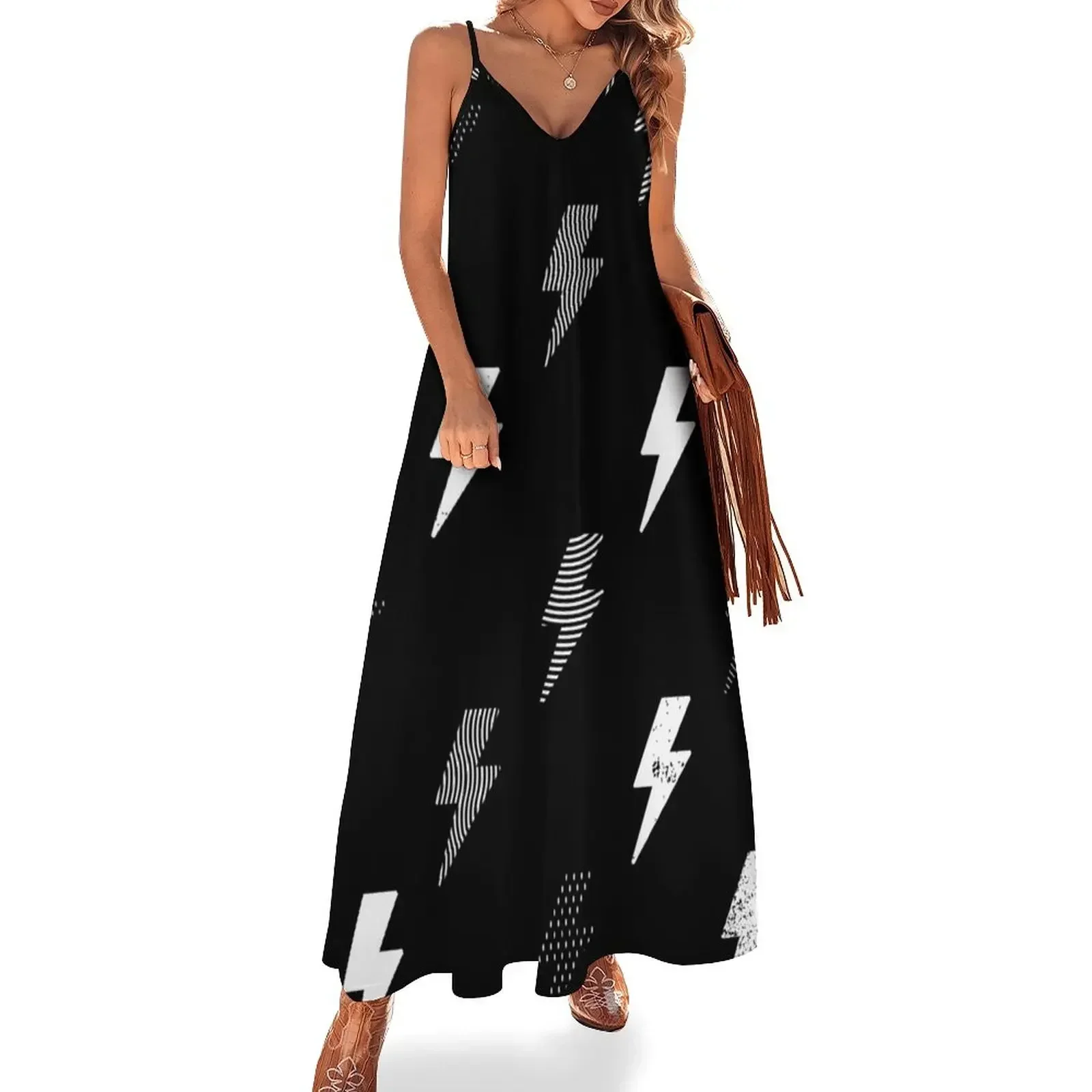 

thunder pattern Sleeveless Dress dresses for womens 2025 elegant dresses for women sensual sexy dress for women Dress