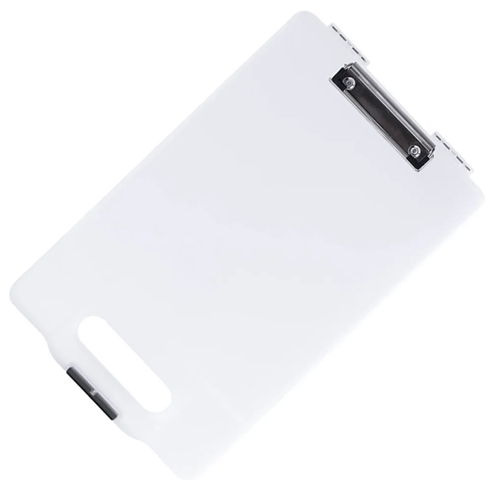 

1Pcs File Folder Clipboard Storage Box Lightweight PP Plastic A4 Document Organizer Clip Board Design Portable for Outdoor Use