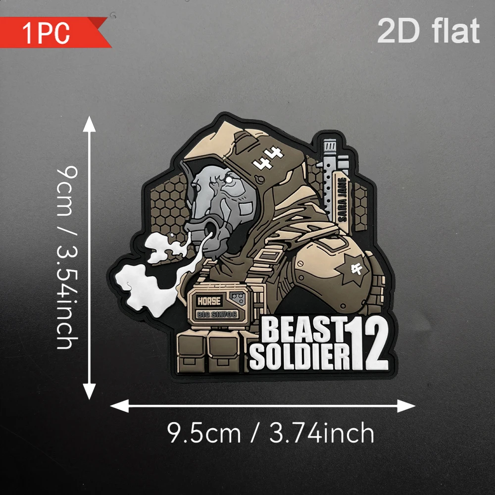 A Future-Themed Zodiac Pattern Pvc Patch Badge Sticker, with Hook Fastener on the Back, Suitable for Bags, Backpacks, Vests, and Clothing Decoration, Embroidered Patch Sticker Made of Soft Rubber
