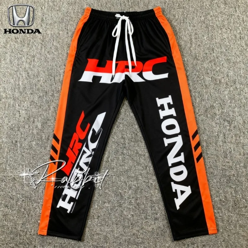 

2025/26 осень/зима, новый продукт Honda Racing MOTO Off Road Rider, спортивные брюки, мужские повседневные мотоциклетные брюки в стиле ретро