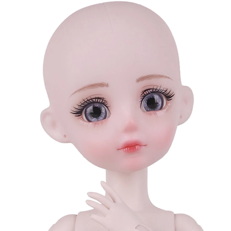 메이크업 대머리 인형 1/6 BJD 인형, 제스처 걸 장난감 선물, 휴일 서프라이즈, 30cm