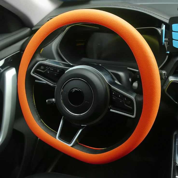 

Chinese Golden Supplier Multi Colors Eco-friendly Car Silicone Steering Wheel Cover