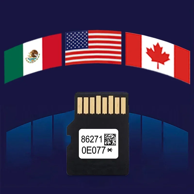for Toyota Corolla Prius 4Runner Newest 2025 Navigation TF Card Latest Update OEM 86271-0E077 USA Canada SD Card Free Shipping