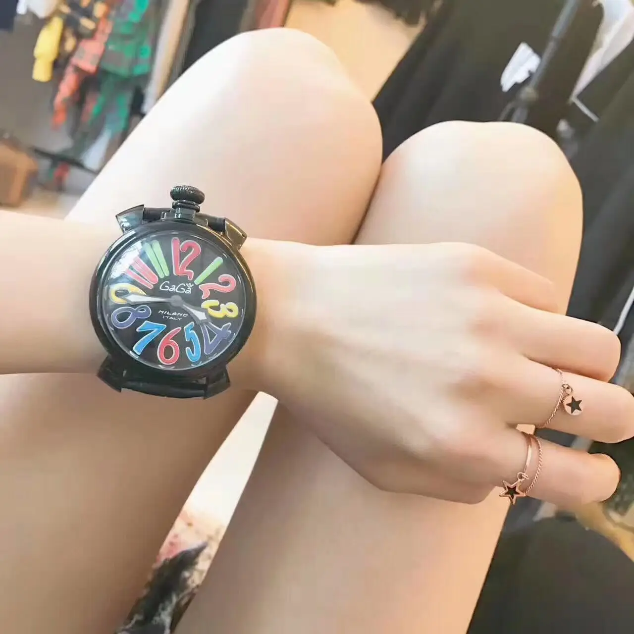 European and American fashion quack large dial Korean version of Internet celebrity watch