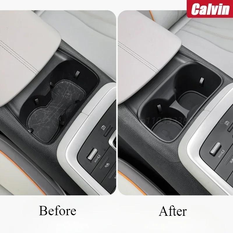 For BYD SONG PRO DMI 2022-2024 Car Water Cup Bracket Storage Box Waterproof Storage Anti-scratch Car Modification Accessories