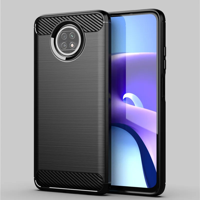 

For Redmi Note 9T Case For Redmi Note 9T Poco M3 X3 Mi 11 10i Cover Shockproof Carbon Fiber Protective Bumper For Redmi Note 9T