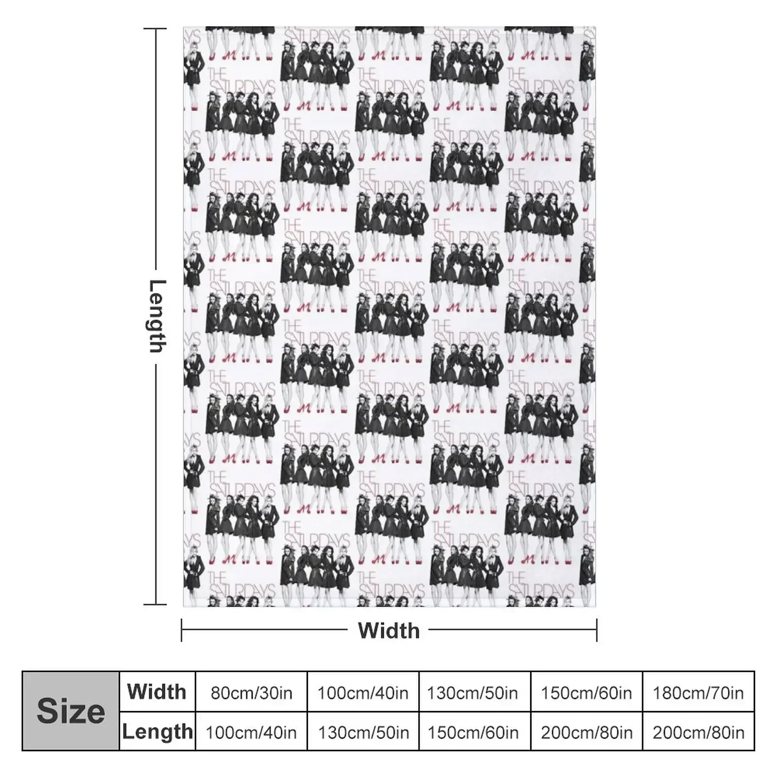 New The Saturdays - Work Tour replica Throw Blanket Blankets For Sofas Bed Fashionable heavy to sleep Sofa Quilt Blankets