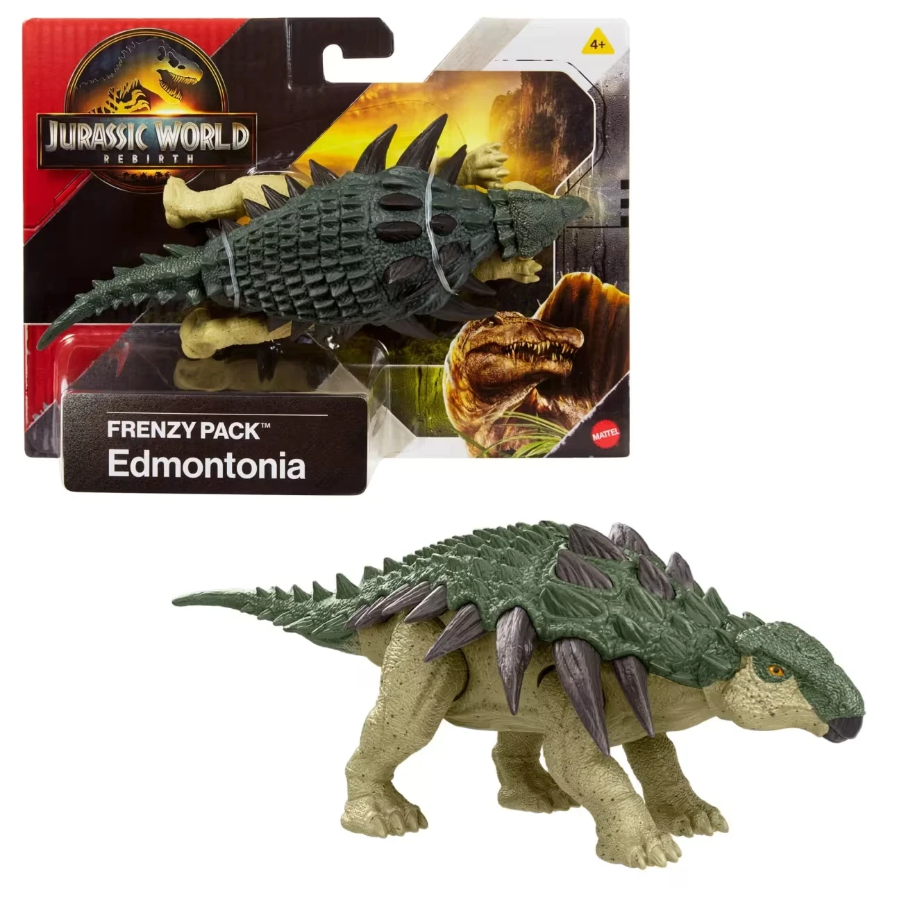 

Jurassic World Rebirth Frenzy Pack Edmontonia Action Figure Toy Gift 4+ JCL50
