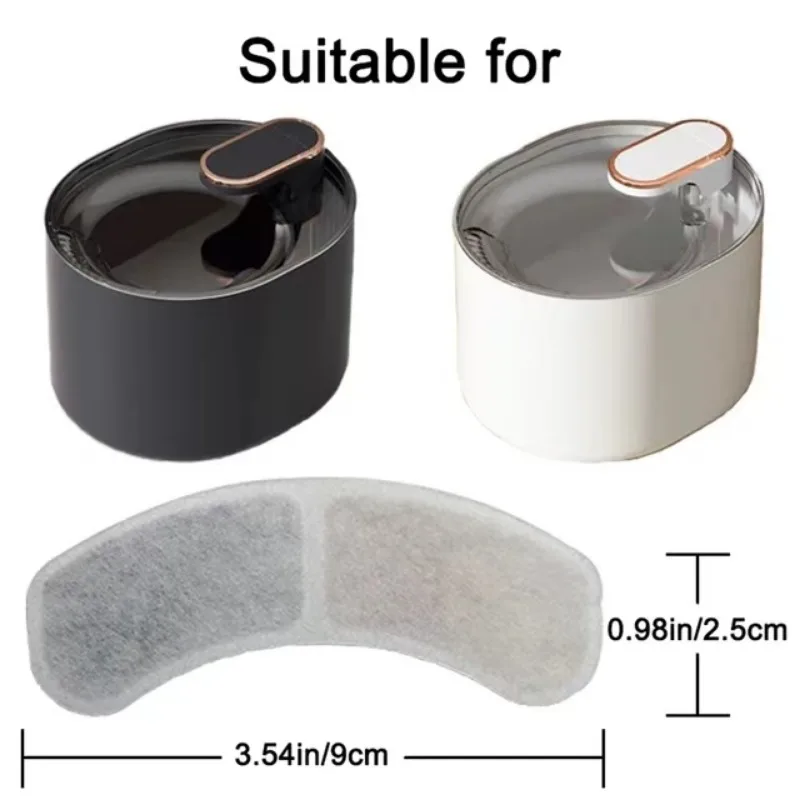 Replacement Activated Carbon Filter For Cat Water Fountain Resin Filter Element Purify Water Dog Cat water Dispenser Accessories