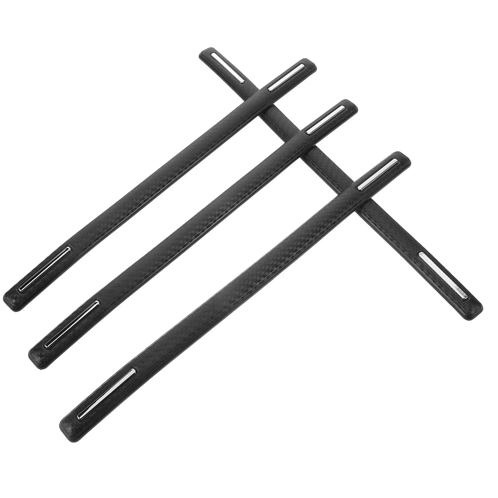 

4 Pcs Car Door Anti Collision Strip Edge Protector Thickened PVC ABS Bumper Guard Black Universal Design Scratch Protection