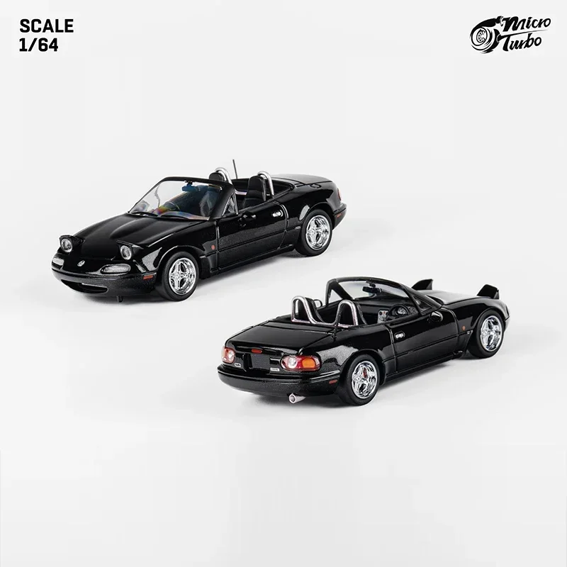 

Micro Turbo 1:64 Alloy Model Car MX-5 Eunos Roadster Miata Pandem Rocket Bunny Refitting -Metallic Black