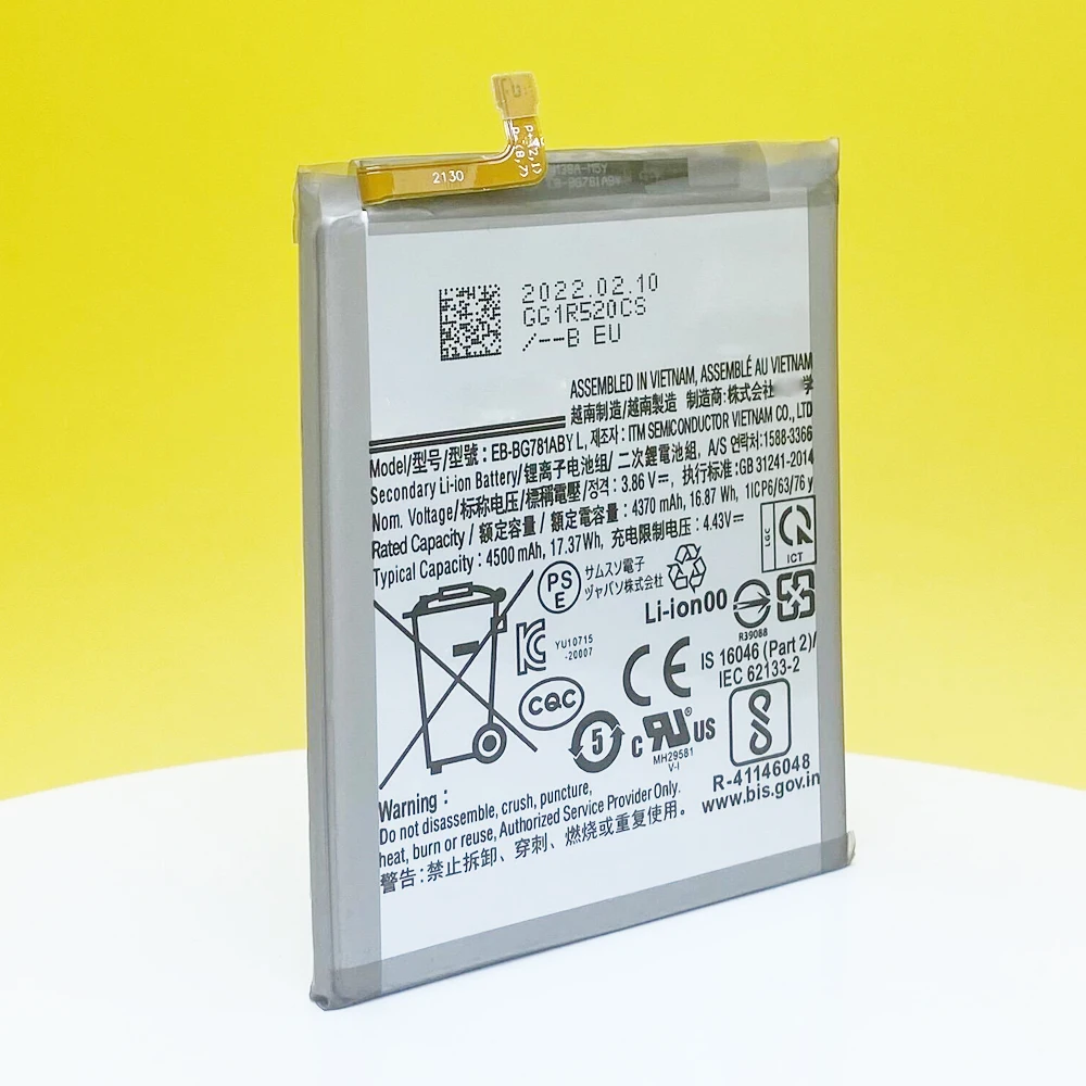 New EB-BG781ABY Battery For Samsung GALAXY S20 FE 5G A52 G780F Phone Replacement