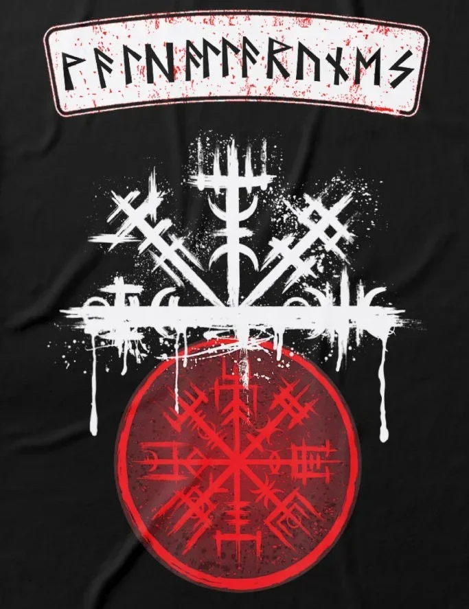 

Nordic Warrior Odin Valhalla Vegvisir Rune Berserker T-Shirt 100% Cotton O-Neck Short Sleeve Casual Mens T-shirt Size S-3XL