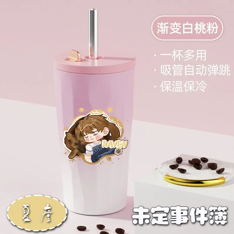 2025 دموع ثيميس أنيمي لعبة كوس أرتيم الجناح فيلهلم لوك بيرس ماريوس للجنسين 18x7 سنتيمتر لطيف 304 الفولاذ المقاوم للصدأ كوب بقشة هدية #2