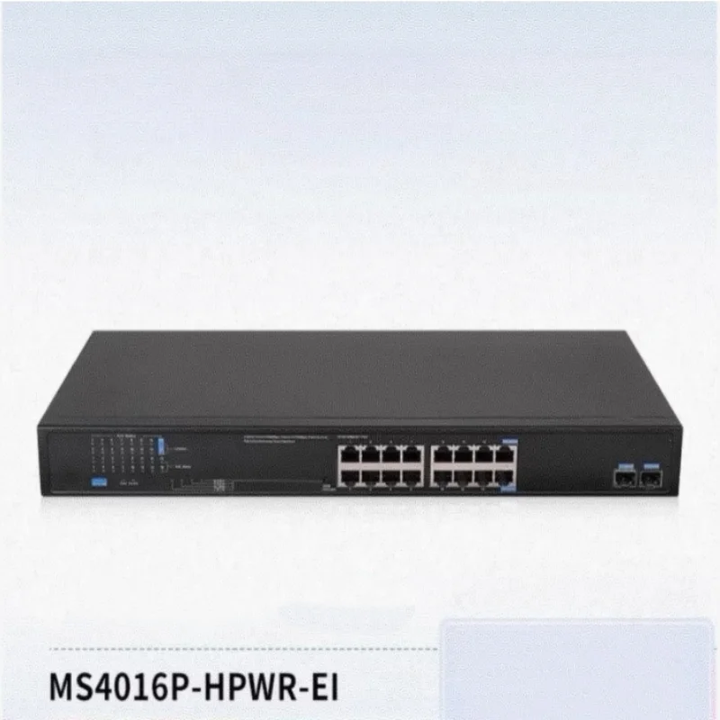 

New Original Switch MS4016P-HPWR-EI [Unmanaged/16-port Gigabit Ethernet +2-port Gigabit Optical/Rackmountable/Surveillance].