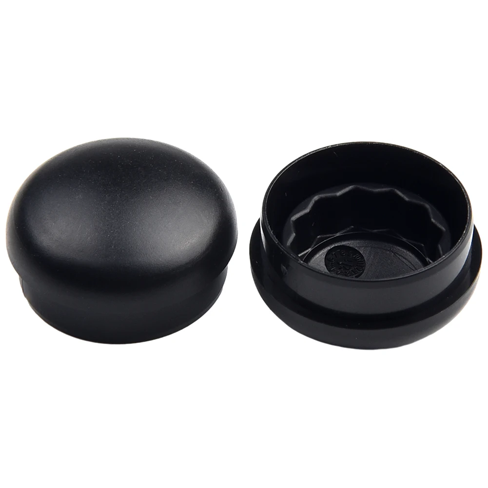 Practical Wiper Nut Cover Nut Cover 0.87x0.43 Inches 133955435 2 Pcs 2.2x1.1cm 5N0955205 Accessories Black Garden