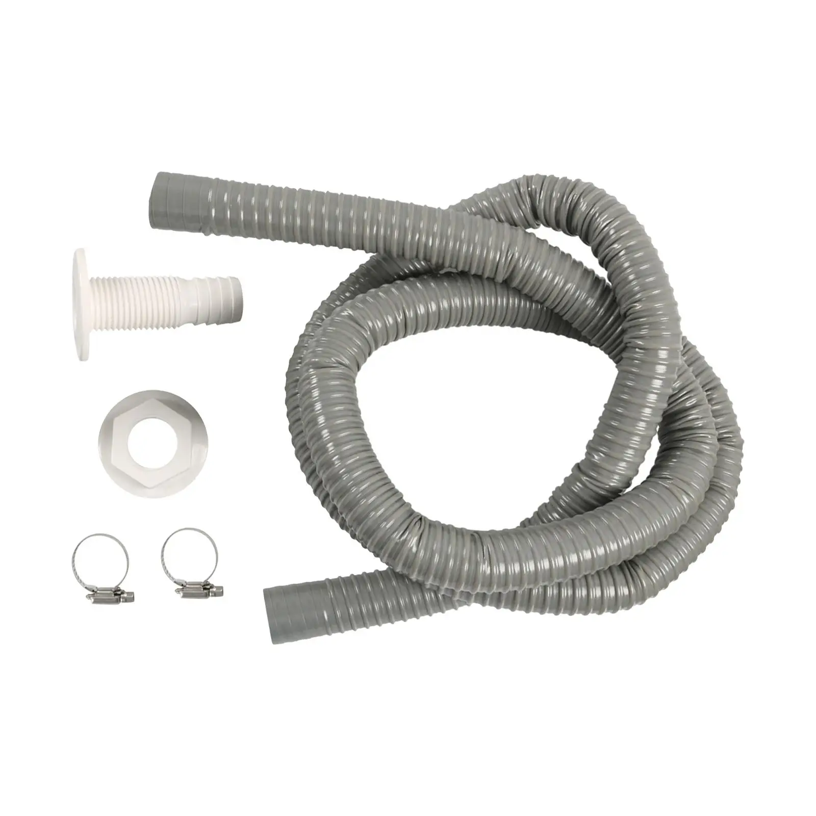 1-1/8 inch Hose Bilge Pump Installation Kit 6 ft Flexible PVC Hose Heavy Duty 1-1/8 inch Plumbing Kit Boat Bilge Water Pump Kit