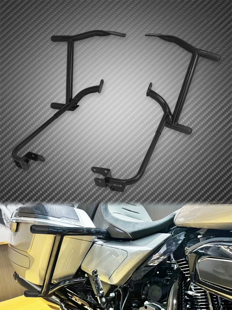 Motorrad-Hecktaschenhalterung, Sturzbügel, Halterungsschiene für Harley Touring Road Electra Street Glide 2014-Up CVO Limited FLHTK