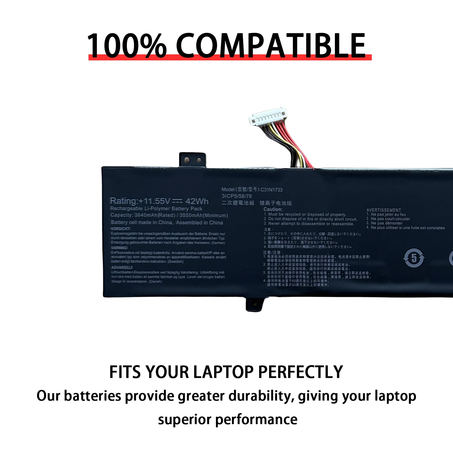 NEW C31N1733 Laptop Battery For ASUS VivoBook Flip 14 TP412U TP412UA TP412FA SF4100F VivoBook Flip 14 TP412UA-DB31T