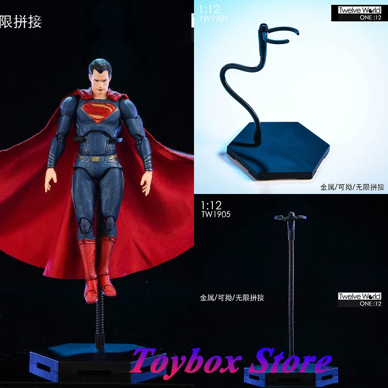 

TWTOYS TW1905 1/12 Metal Tube Support Display Platform Straight Bend Design Model Accessory For 6" Action Figure Scene Ornament