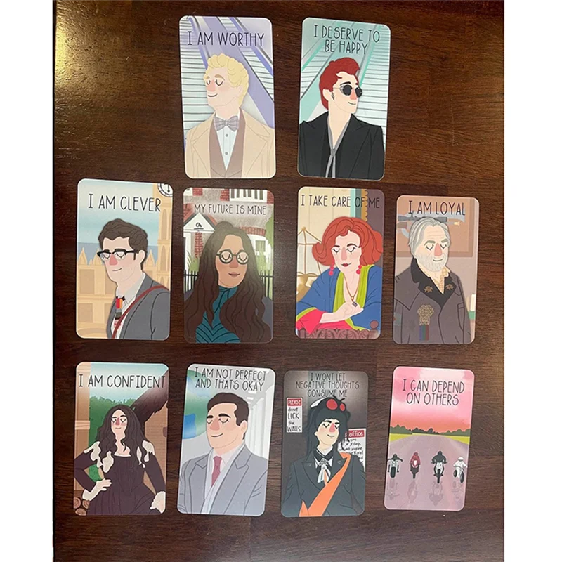 

A08E-20 PCS Affirmation Cards Good Omens Affirmation Deck For Women Mindful Affirmation Cards 4.72X3.15Inch