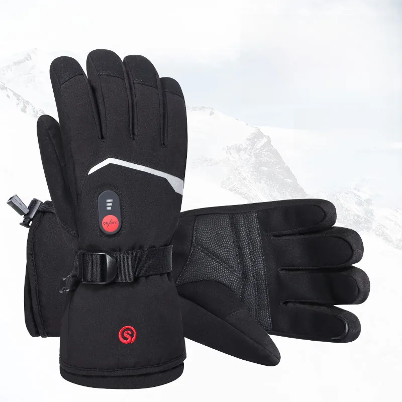 

Keep Warm and Emit Heat Touch Screen Gloves7.4VLithium Battery Charging Heating Gloves Outdoor Cycling Golf Ski Gloves