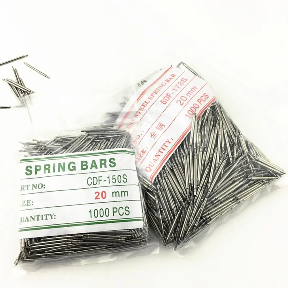 Spring Bar Pins Lightweight Universal Stainless Steel Watch Band Link Pins Remover Tools Spring Link Pins Wear-resistant