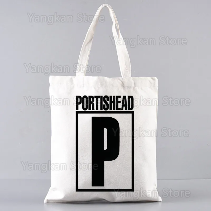 Portishead Design Shoulder Canvas Bags Large Capacity College Harajuku Handbag Women Bag Shopping Bag