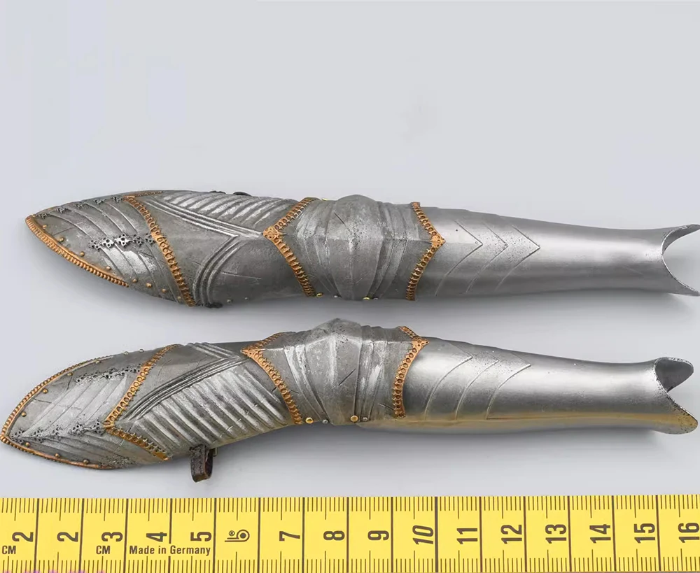 POPTOYS ALS016 The Era of Europa War Gothic Knight Female Soldier Long Leg Armor Pant Elbow Armor For 12" Action Figure DIY 1/6