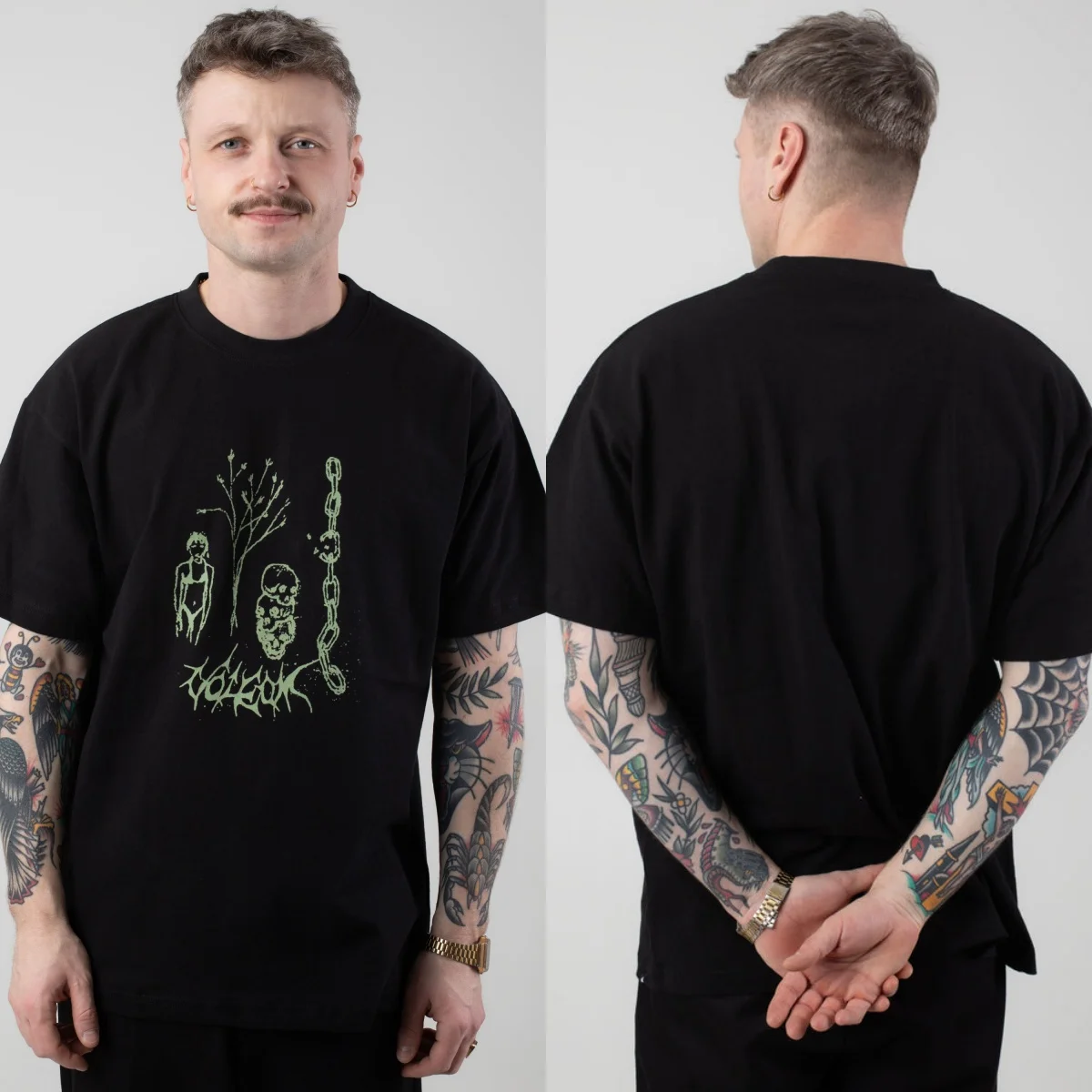 Neues Vol Outdoor Com Grafik-T-Shirt aus Baumwolle, Unisex, Sommer, Kurzarm, Modemarke, Luxus, Casual, Vintage-T-Shirts – Detail 6