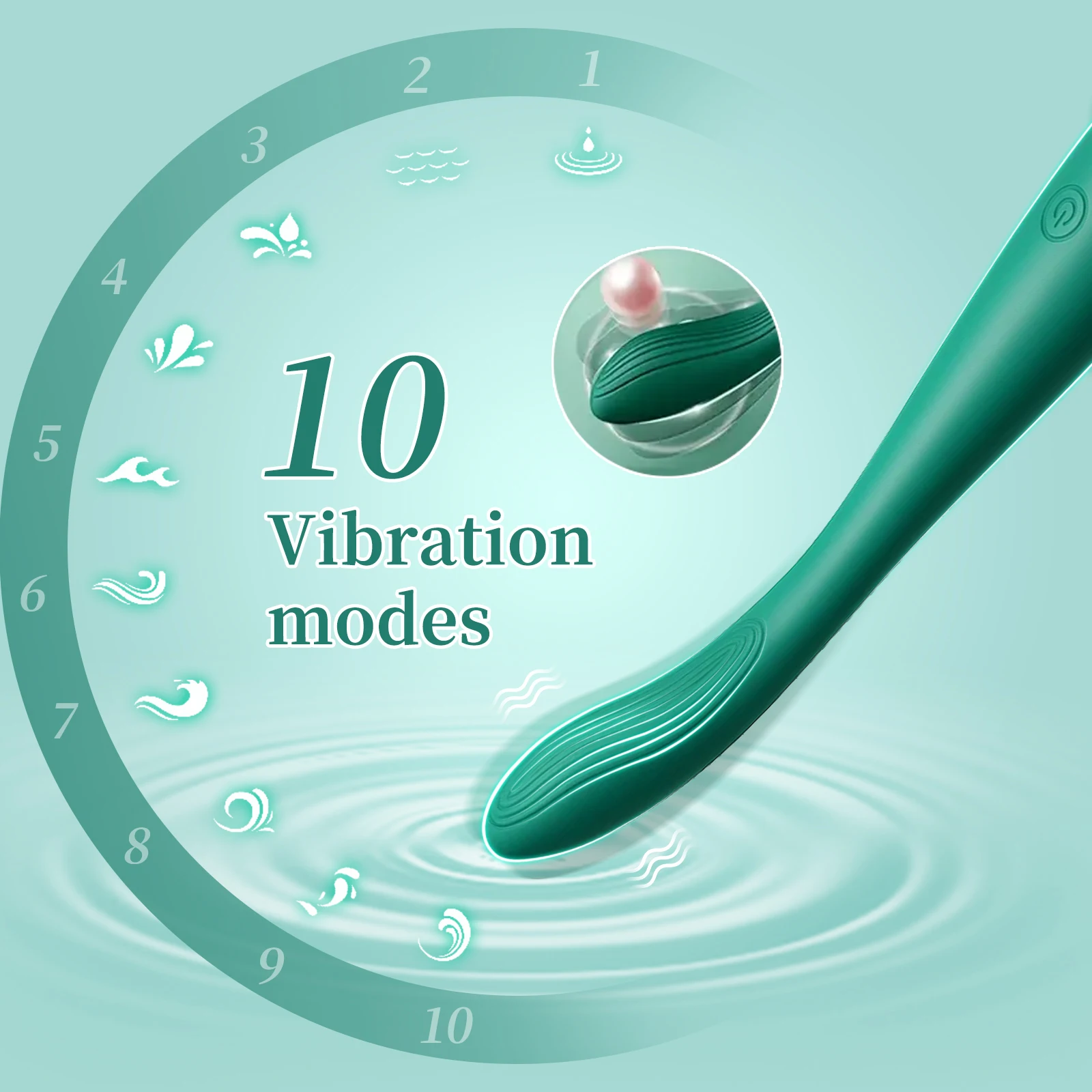 Adult Toy Vibrator, Female Adult Sex Toy, G-Spot Clitoral Vibrator, Stimulator, for Couples' Foreplay