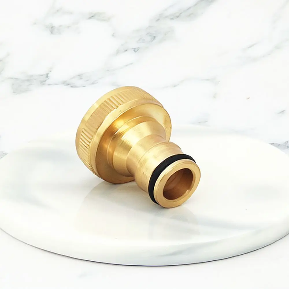 Solid Copper 3 4 Inch Female Thread Quick Connector Washing Machine Faucet Adapter Garden Irrigation Water Hose Fitting