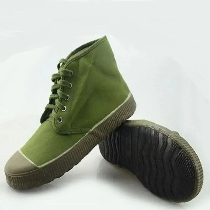 Green Military Army Casual Shoes Farmer Work Shoes For Man Training Boots Liberation Wear
