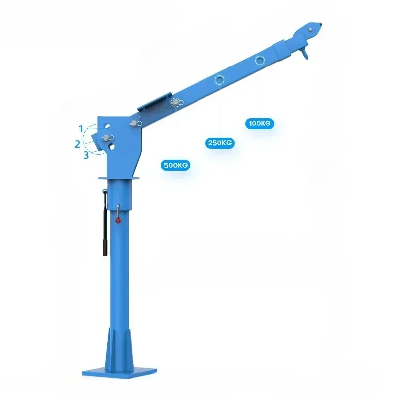 FOR Truck-mounted crane 12v24v household small hoist 1 ton 220v crane