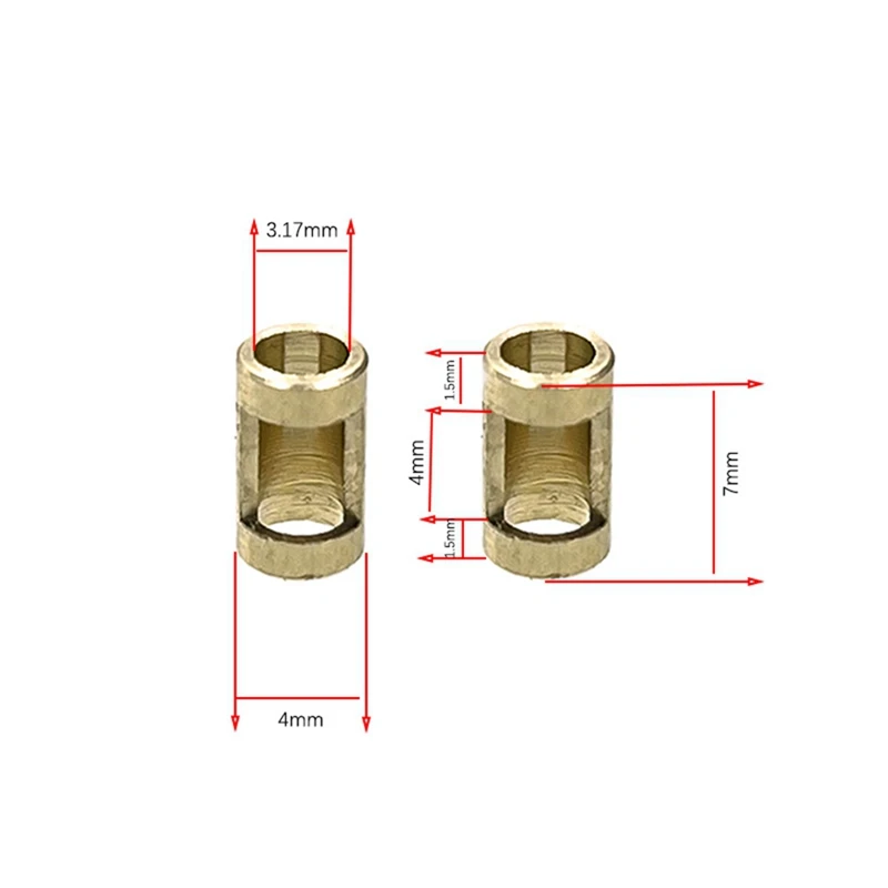 MN78 Metal Front And Rear Axle With 3Mm To 4Mm Shaft Sleeve For MN78 MN-78 MN 78 1/12 RC Car Upgrade Parts