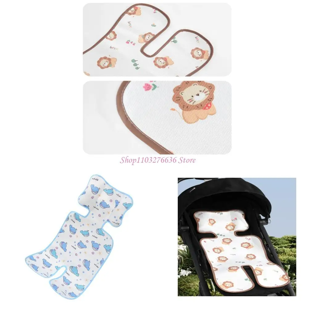 

R6FD Pram Liner Summer Pram Cooling Pad Baby Infant Pushchair Cushion