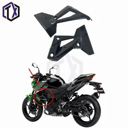 Motorcycle carbon fiber paint Frame panel cover radiator side panel fairing ABS kit for Kawasaki Z400 2018,2019,2020, 2021,2022